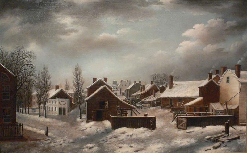 Francis Guy Winter Scene in Brooklyn